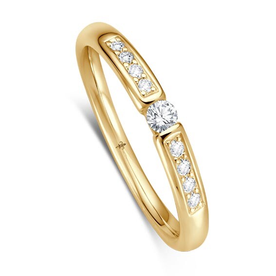 Giloy Solitär Ring Gelbgold TV000017G-2
