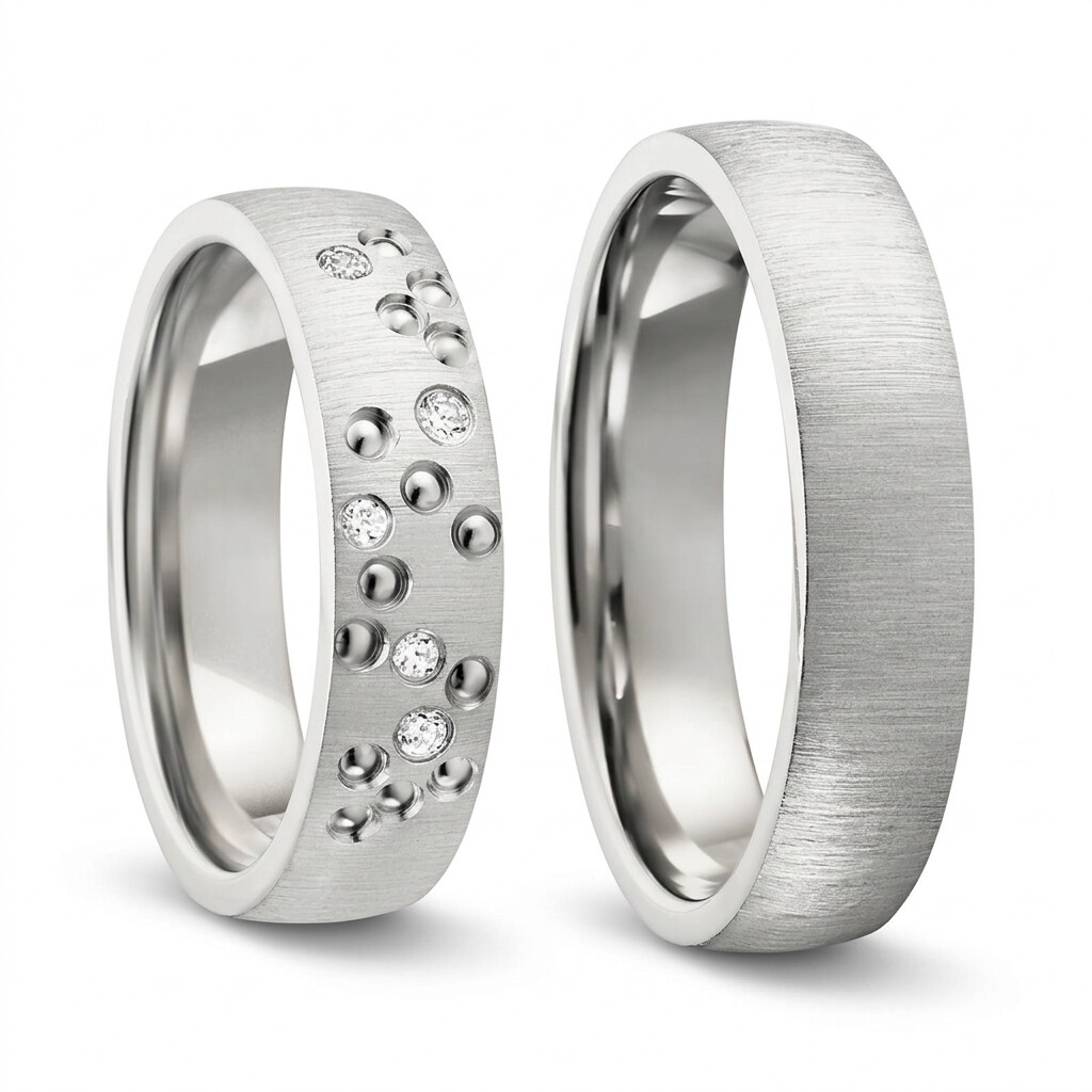 Freundschaftsringe Silber 925 Zirkonia Bedra 90059