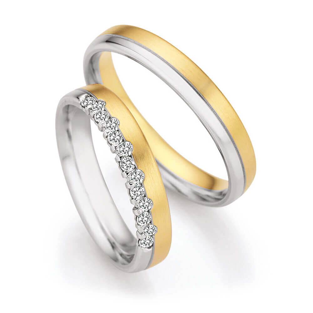 Trauringe Gold Mehrfarbig Collection Ruesch 66/74030