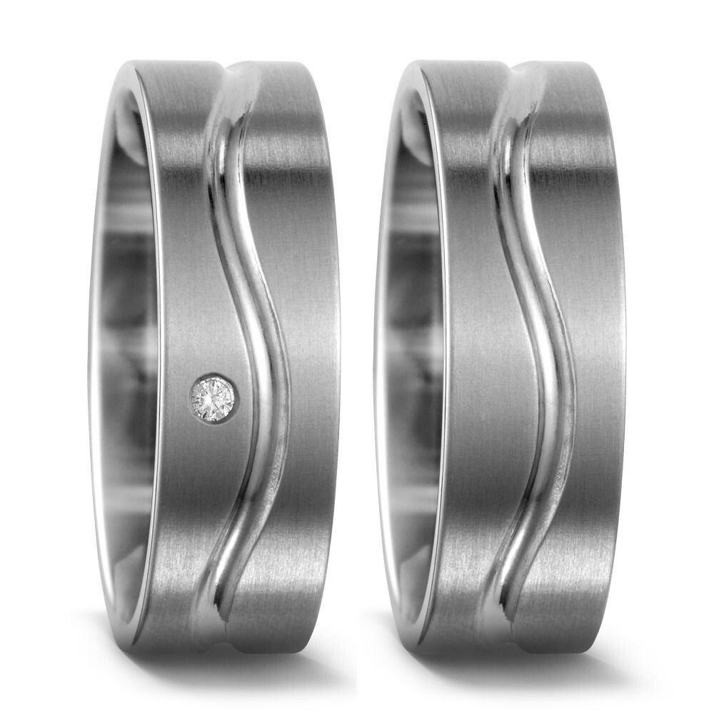 Trauringe Partnerringe Titan Brillant TitanFactory 51448