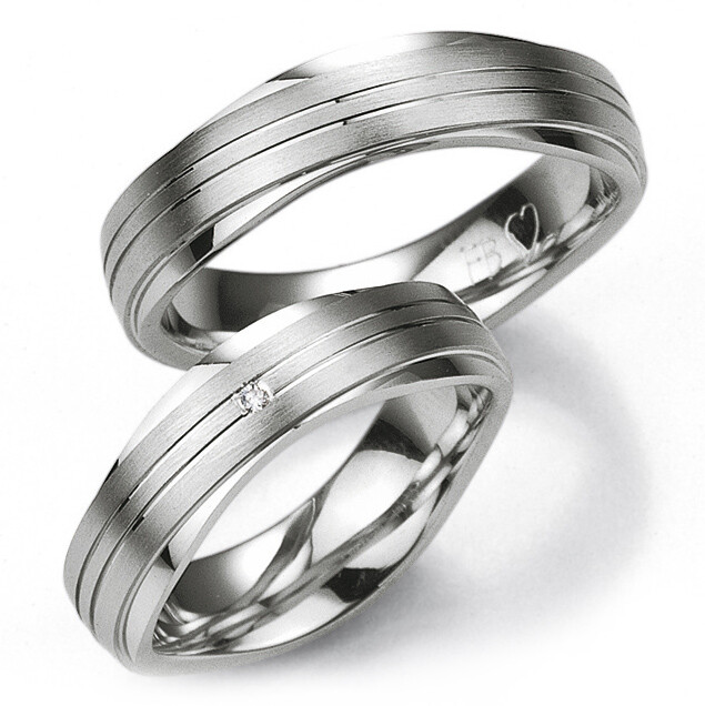 Breuning Trauringe / Partnerringe Silber 925 - 48/08013 & 48/08014