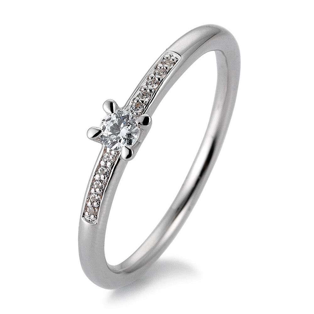 Verlobungsring Pavé Platin Brillant Breuning 41/85947