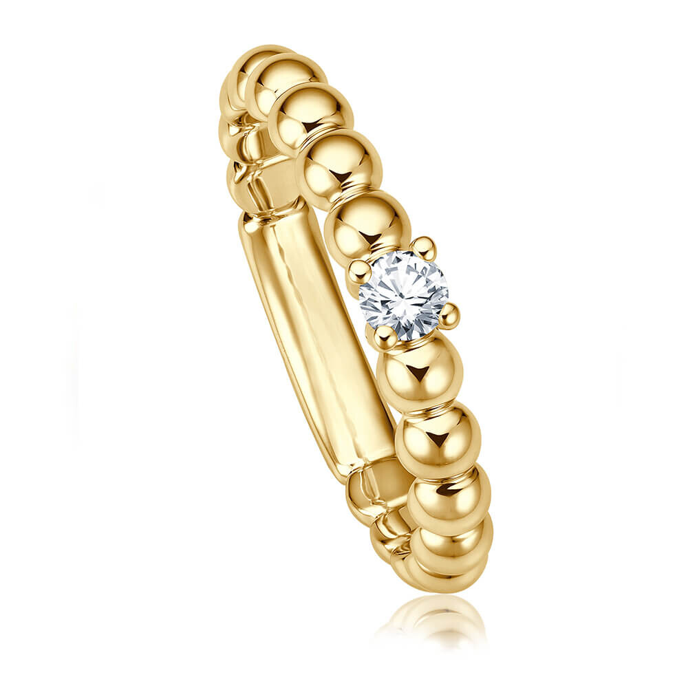 Kugelring Pallina Gelbgold Brillant bella luce EH004761