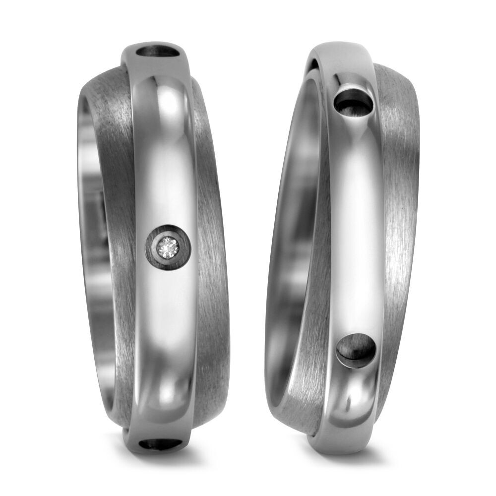 Trauringe Partnerringe Titan Brillant TitanFactory 51988