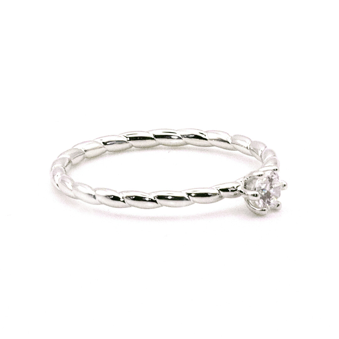 Breuning Verlobungsring Twisted BR172-9 Weißgold Brillant