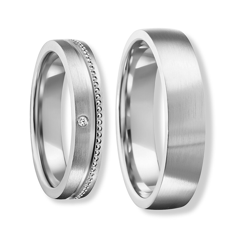 Freundschaftsringe Silber 925 Zirkonia Bedra 90061
