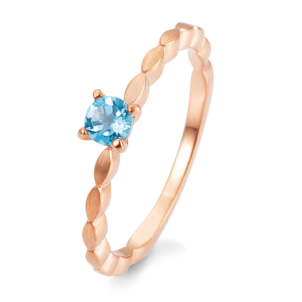 Breuning Verlobungsring Topas dunkel Rotgold 585 42/03331