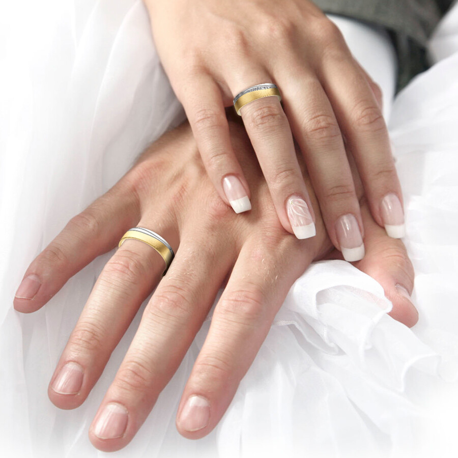 Trauringe Bicolor Honeymoon Ruesch 66/45090 & 66/45100