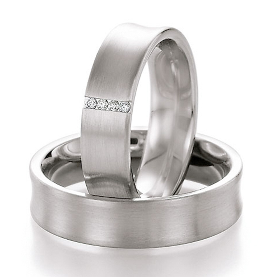 Eheringe Edition Platin Brillant Ruesch 73/10050