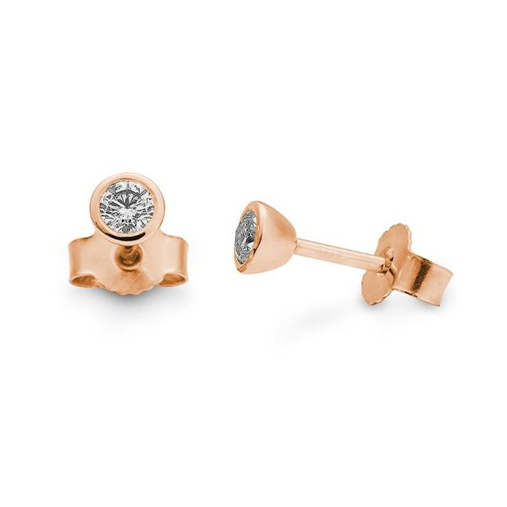 Ohrstecker Zarge Rotgold Brillant Breuning 01-05685