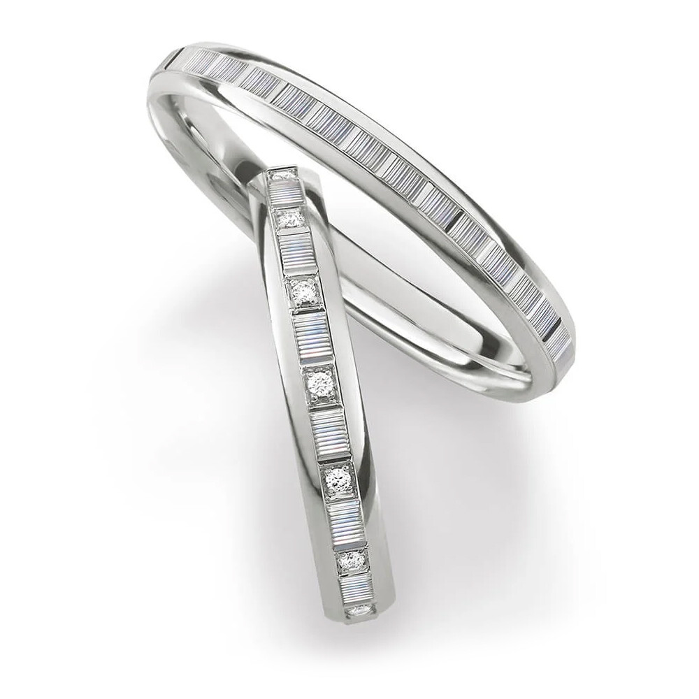 Eheringe Weißgold Brillant Max Kemper 30415