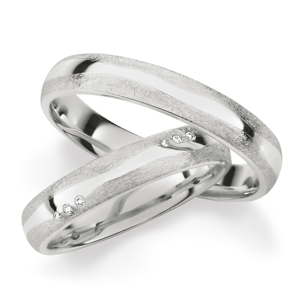 Max Kemper Trauringe Weißgold Brillant 30372