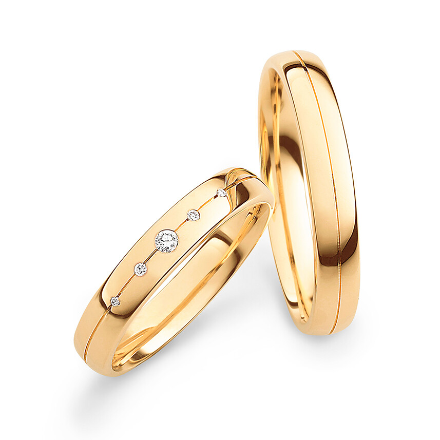 Max Kemper Trauringe Roségold Brillant 70808