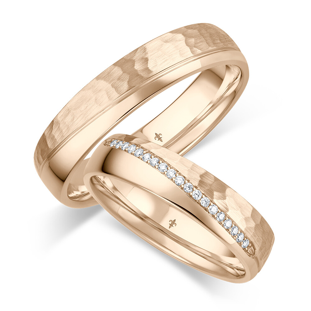 Trauringe Lola Roségold Giloy TR-0/TR-1-00092