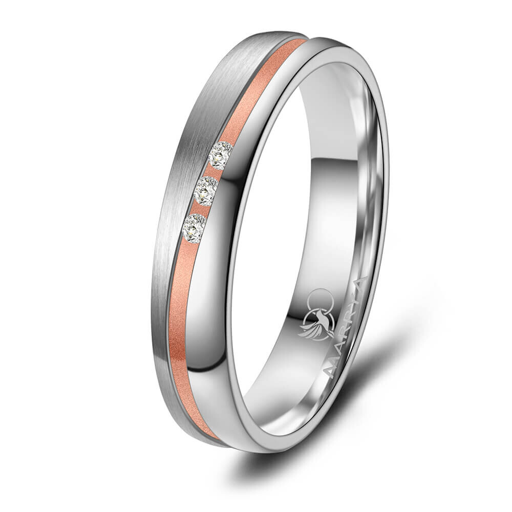 Damenring Titan Rosé Brillant Marrya TI-45