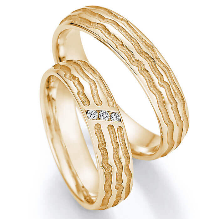 Collection Ruesch Trauringe Eheringe Gelbgold Brillant 66/63110 & 66/63120
