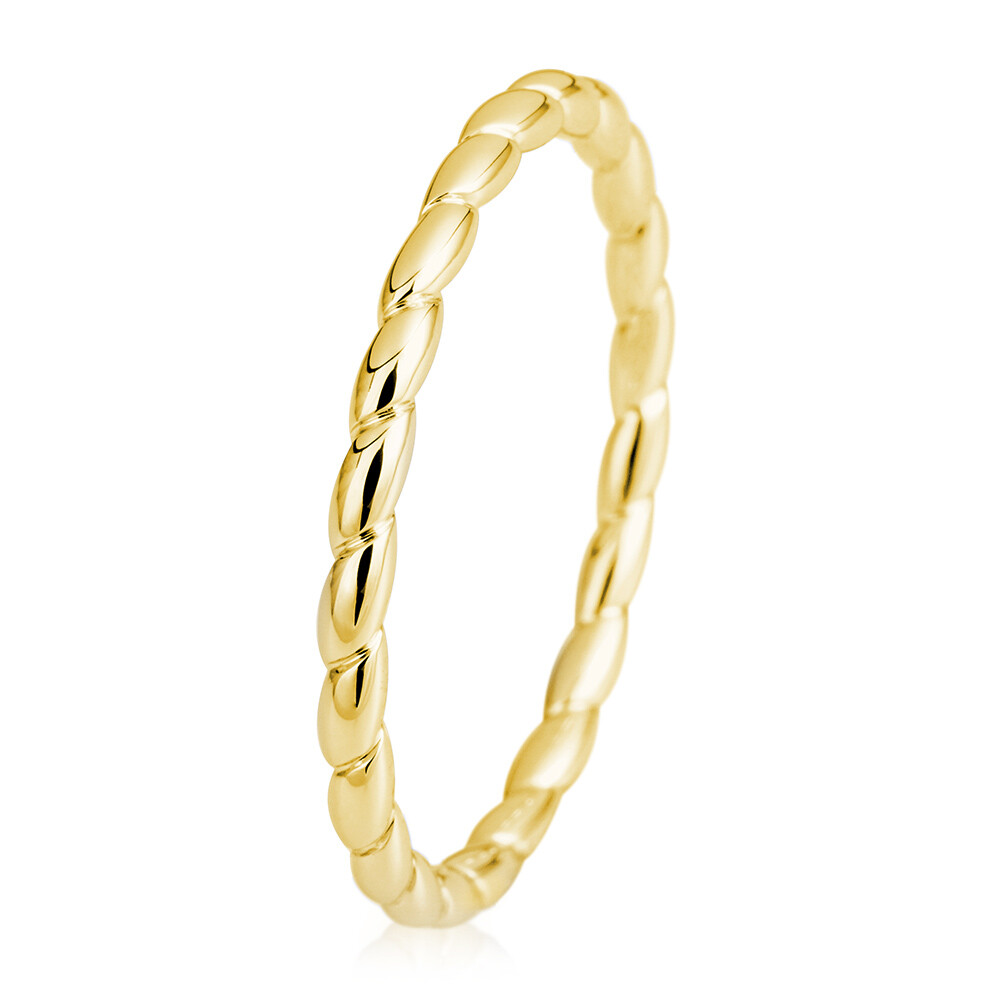 Breuning Twisted Ring 44/01602 Gelbgold 585
