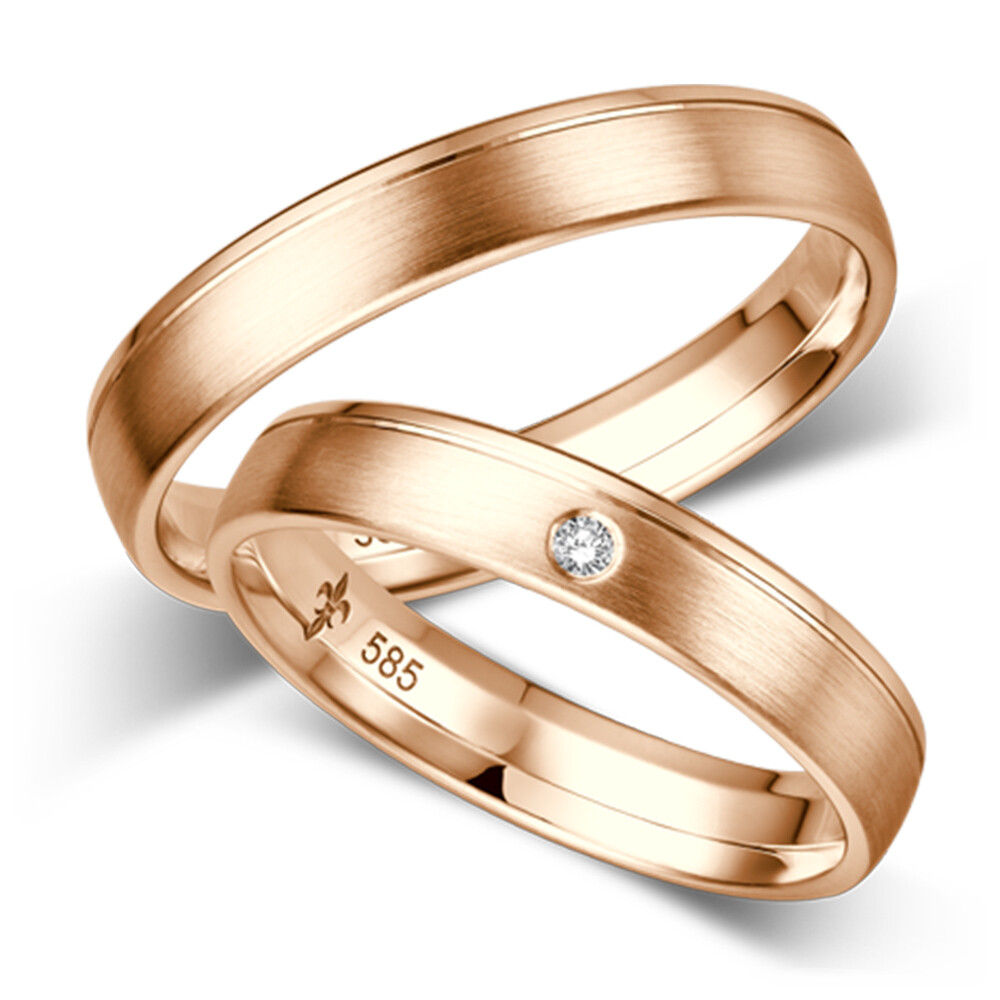 Trauringe Danielle Rotgold Giloy TR-0/TR-1-00058
