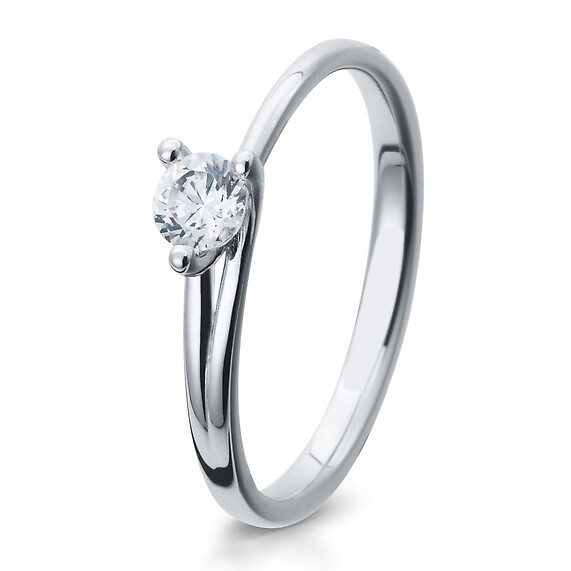 Antragsring Silber mit Zirkonia Breuning 41/05303