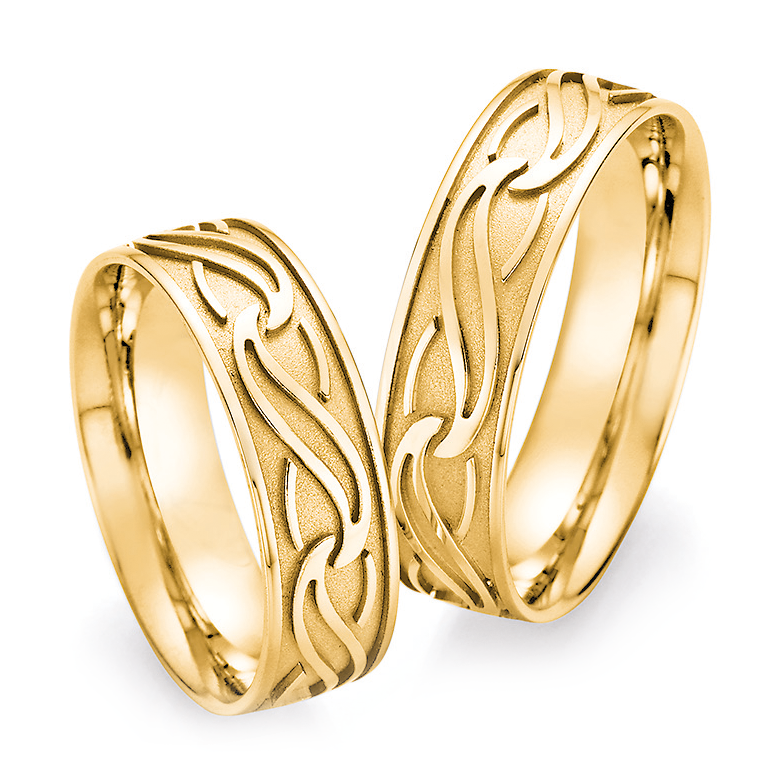 Trauringe Gelbgold Ruesch 66/39060 & 66/39060