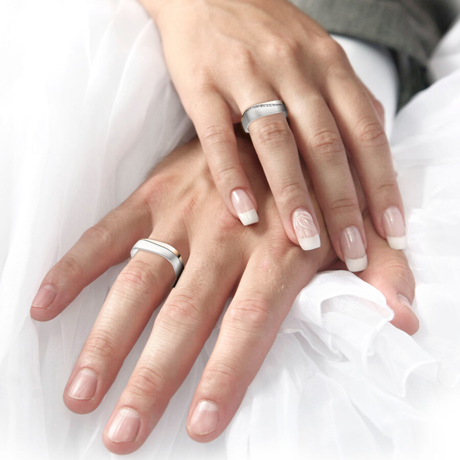 Trauringe Bicolor Honeymoon Ruesch 66/45130 & 66/45140