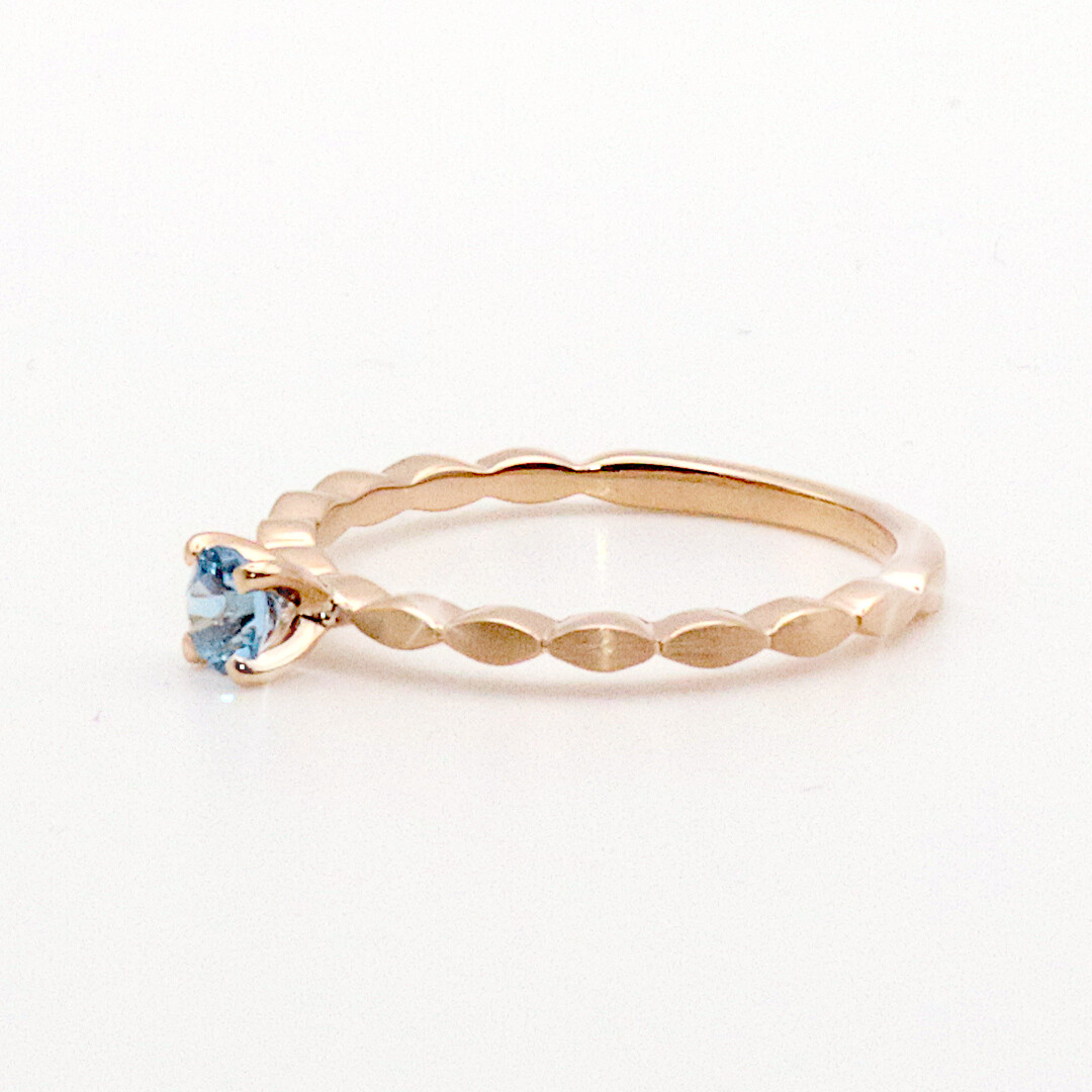 Verlobungsring Fantasy Rotgold Topas dunkel 42-03331