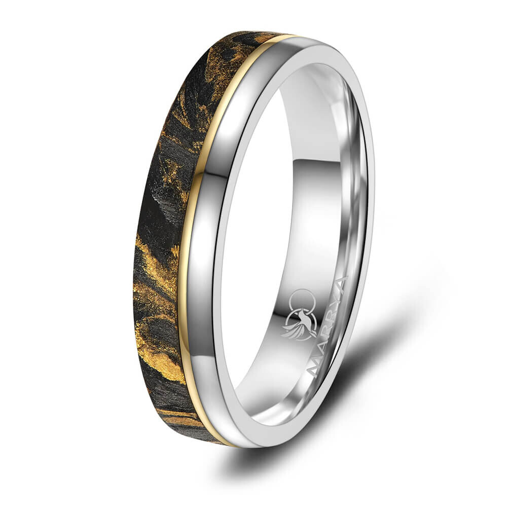 Trauringe Partnerringe Titan Carbon Marrya CA-10