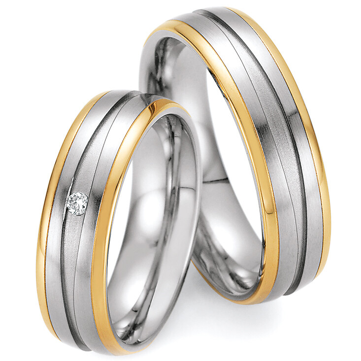 Ruesch Trauringe Gelbgold 585 & Edelstahl 88/01830