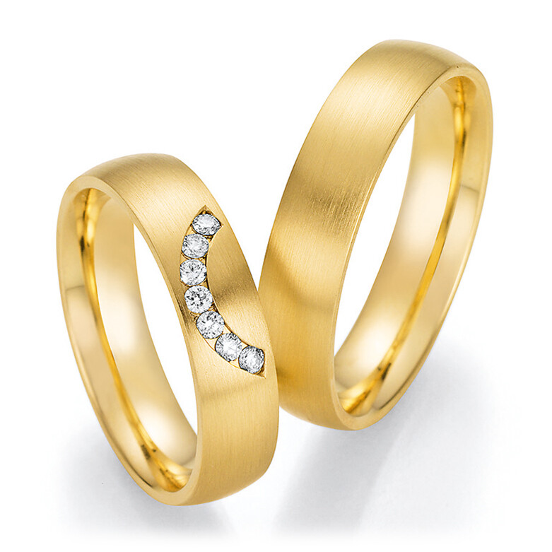 Collection Ruesch Trauringe Gelbgold 66/60110 & 66/60120