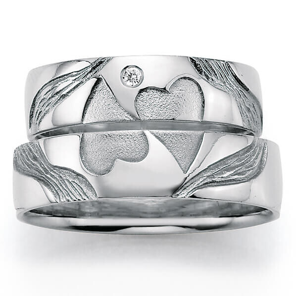 Signs of Love - Doppelherz / Double Heart - Silber, 66/51050