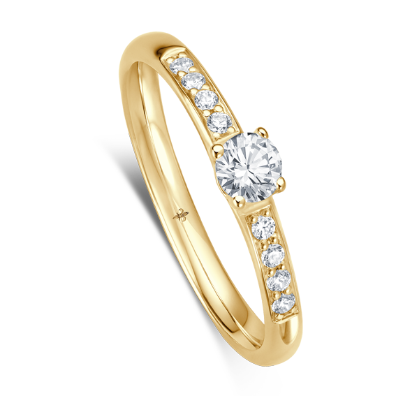 Giloy Solitär Ring Gelbgold TV000016G-2