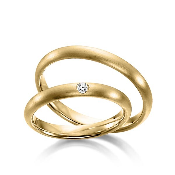 Sickinger Trauringe Gelbgold Brillant SC-1112-3