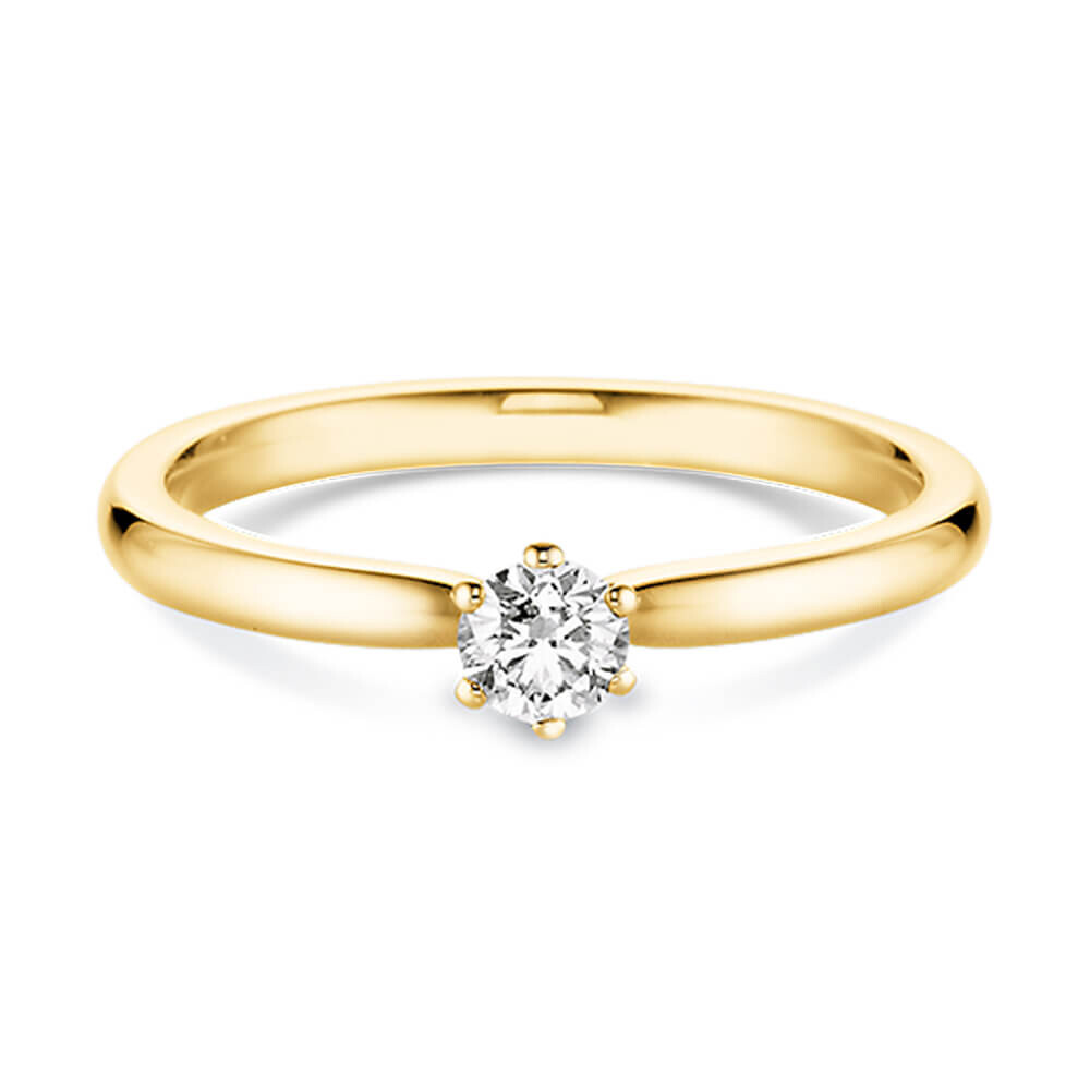 Verlobungsring Gebgold mit Diamant Dettinger 26932