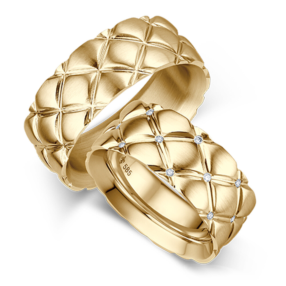 Giloy Trauringe Nuages Gelbgold TR-0/TR-1-08000