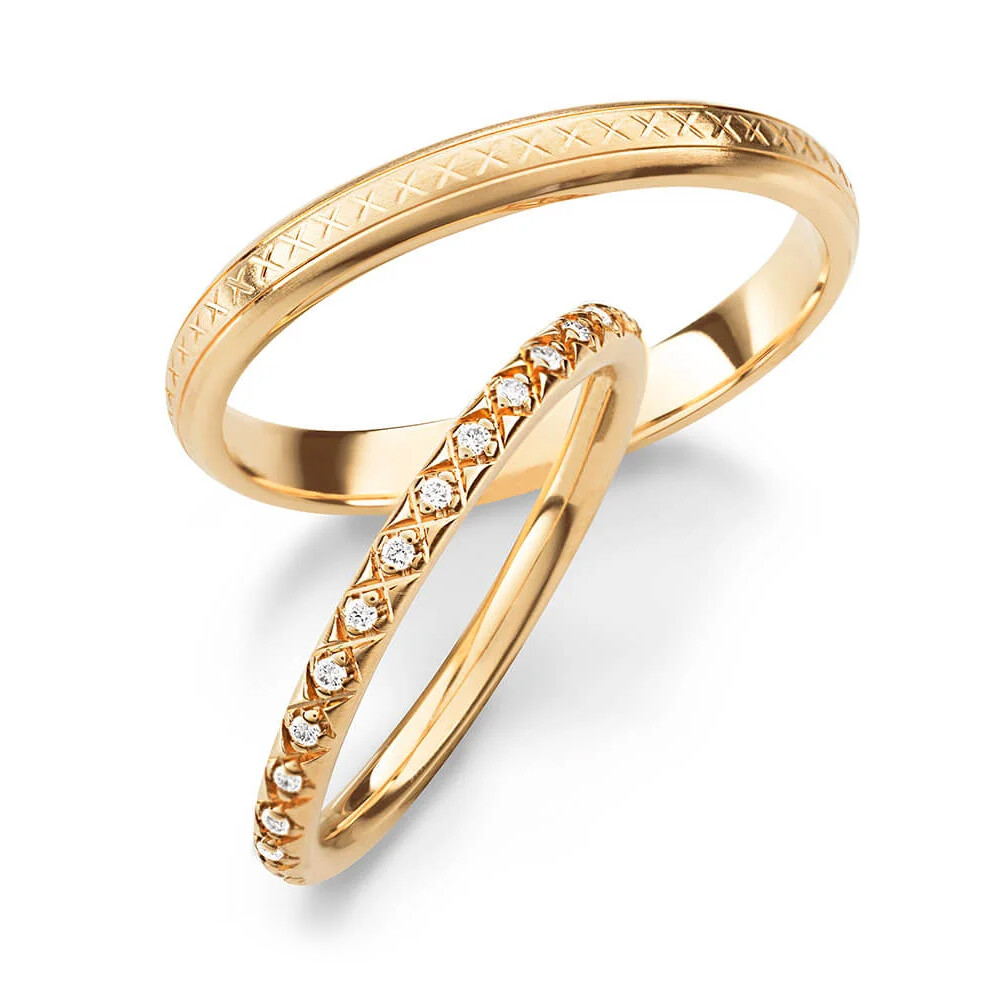 Eheringe Roségold Memoire Brillant Max Kemper 70426