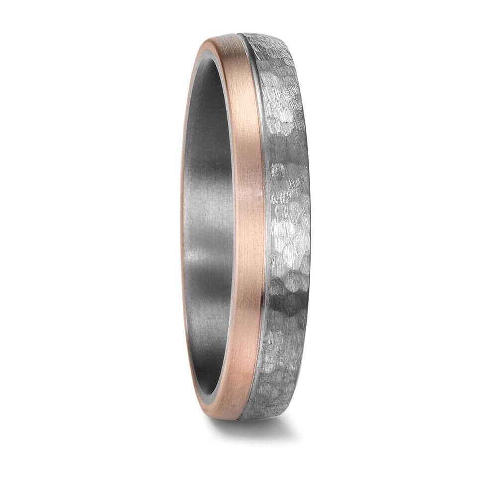 Eheringe Tantal Roségold 585 Brillant TeNo 59760