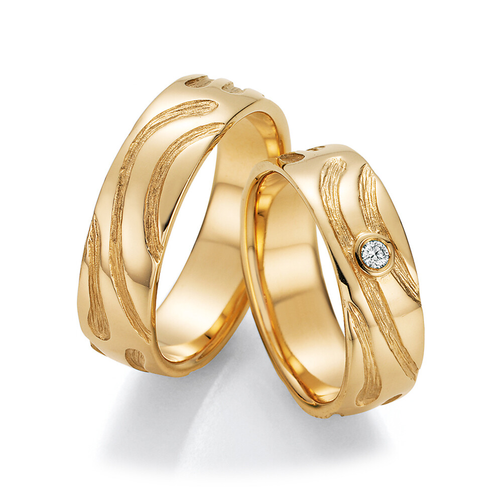 Ruesch Trauringe Gelbgold 66/52010 & 66/52020