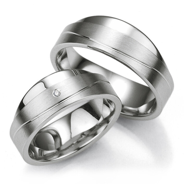 Breuning Trauringe / Partnerringe aus Slber 925 - 48/08015 & 48/08016