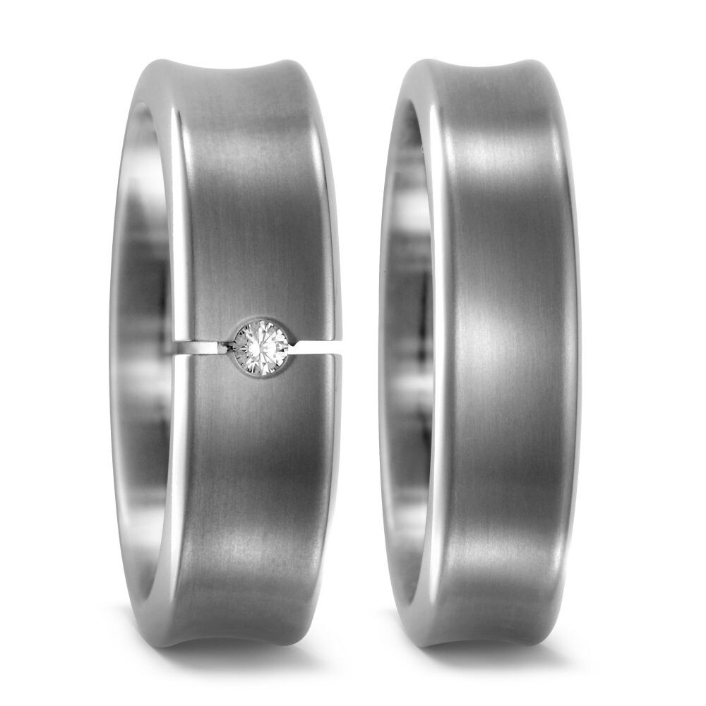 Trauringe Titan Brillant TitanFactory 51562 & 51307