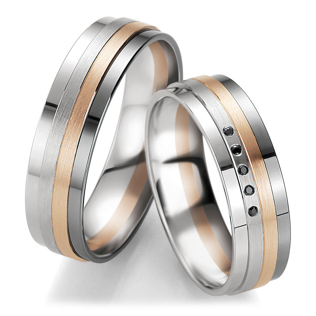 Breuning Trauringe Bicolor 48/06415 & 48/06416