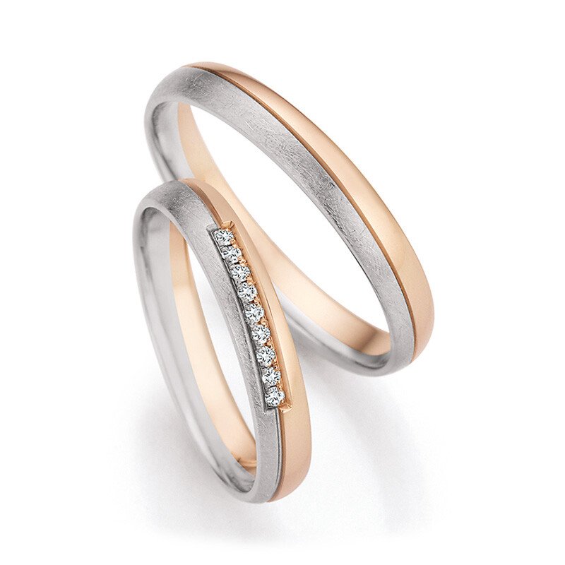 Eheringe Champagne Palladium Ruesch HMPII-07