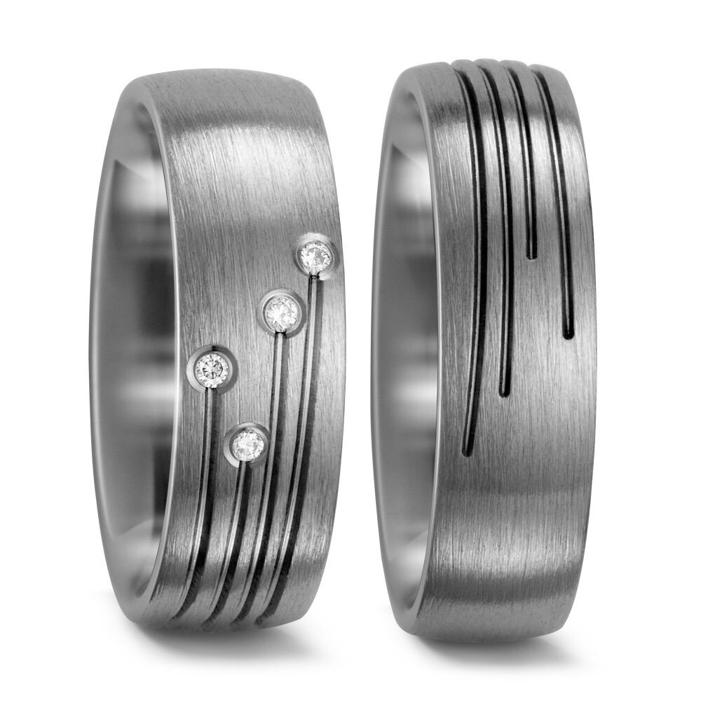 Trauringe Partnerringe Titan Brillant TitanFactory 52411