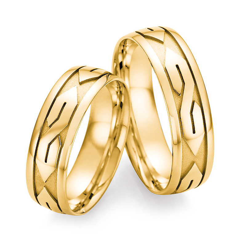 Trauringe Gelbgold Ruesch 66/39120 & 66/39120