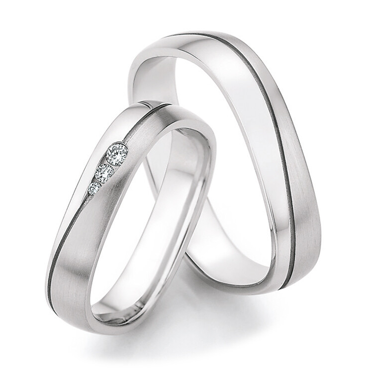 Eheringe Platin Honeymoon Ruesch 51/30090 & 51/30100