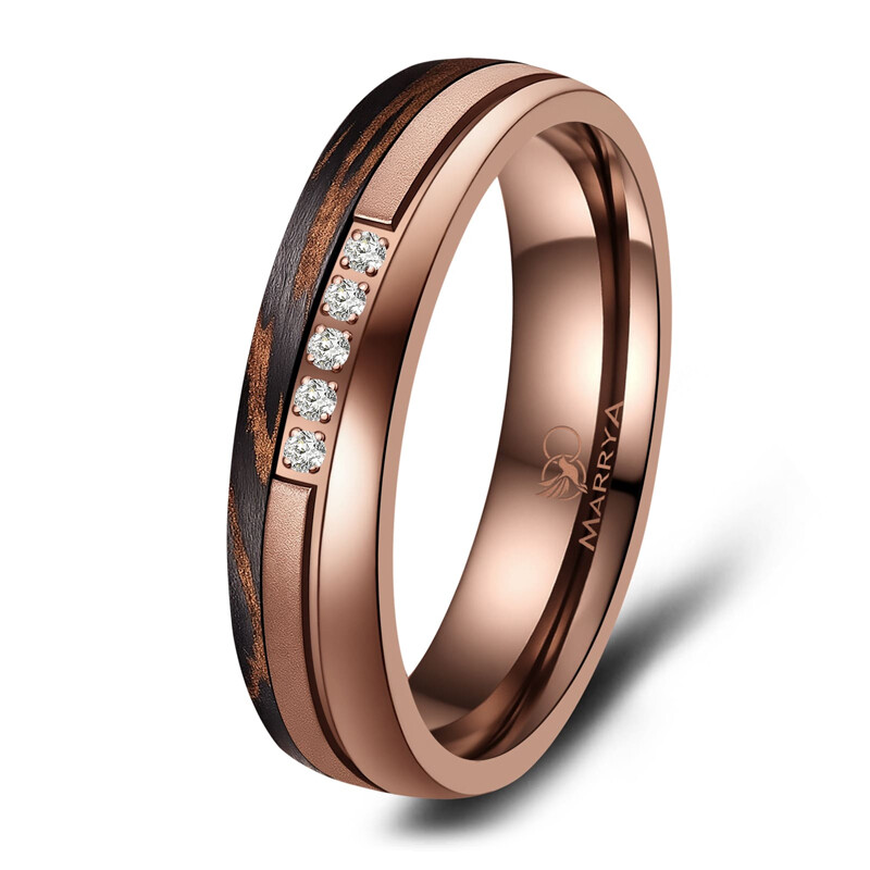 Damenring Carbon Bronce Design Marrya CB-01