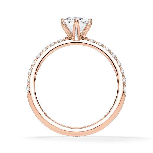 Hollywood Ring Radiant Rotgold Rubin 1886