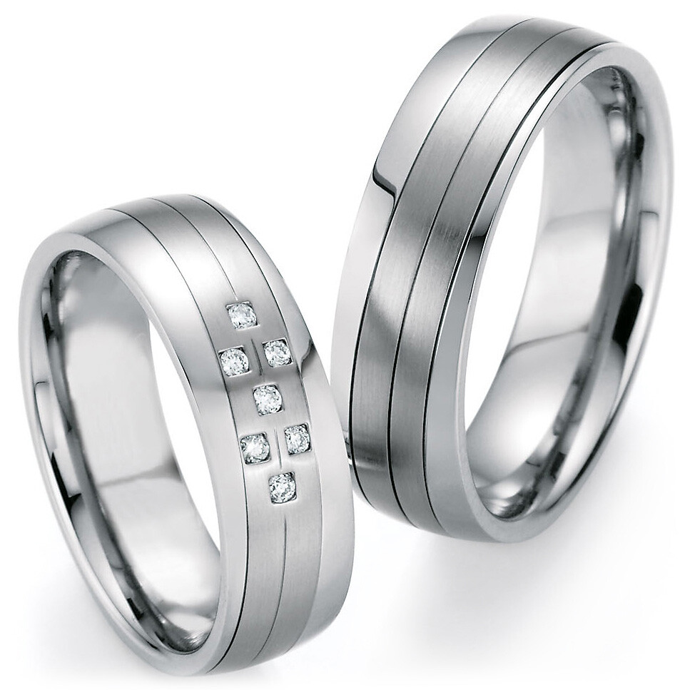 Ruesch Trauringe 88/20170-065 & 88/20180-065 aus Weißgold