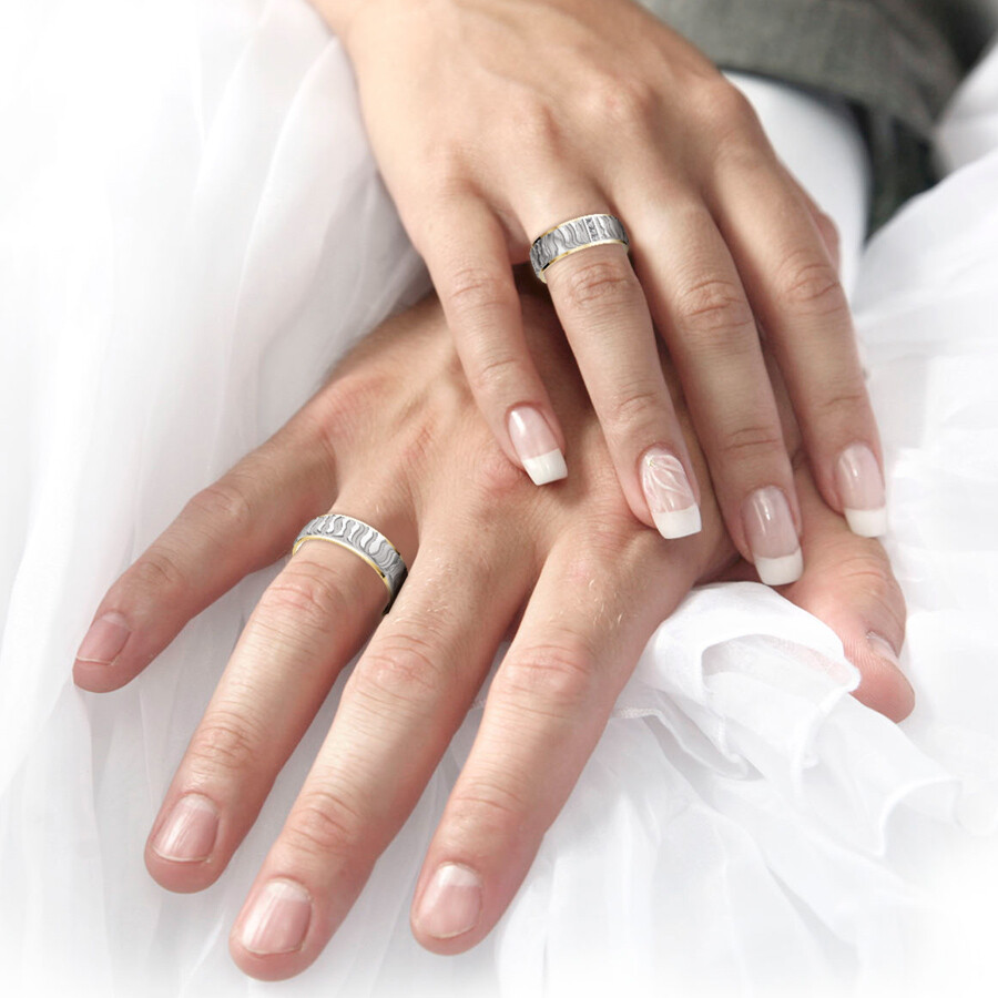 Trauringe Bicolor Honeymoon Ruesch 66/45030 & 66/45040