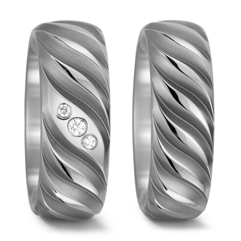 Trauringe Partnerringe Titan Brillant TitanFactory 52491