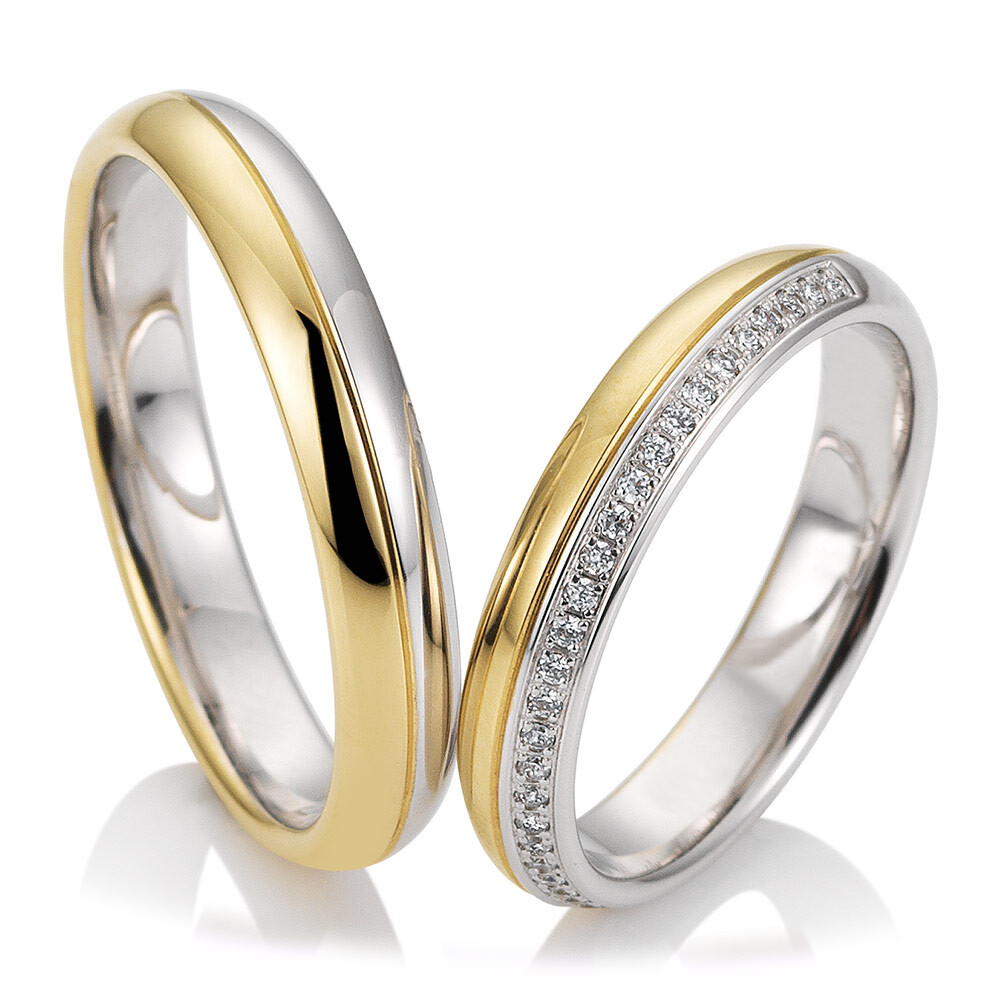 Trauringe Bicolor Saint Maurice 49/81721 & 49/81722